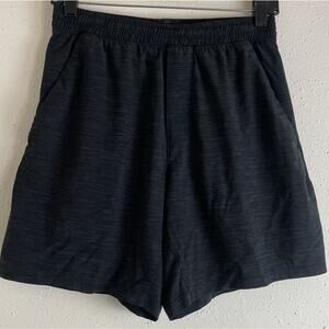 Lululemon Pace Breaker Short 7” LinerLess Men’s Size M Heather Black LM7AB0S